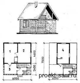 Proiecte case de vară la cabane cu verandă, terasă și bucătărie de vară