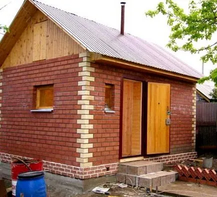 Proiecte scaldă caramida modul de a face și de a construi cu propriile lor mâini