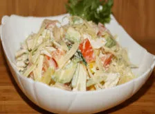 salate simple și delicioase cu carne de pui - pas cu pas retete cu fotografii