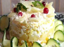 salate simple și delicioase cu carne de pui - pas cu pas retete cu fotografii