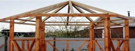 mobilier de grădină simplă cu mâinile lor Cum de a construi și de a face etapele de construire a caselor de vară în țară,