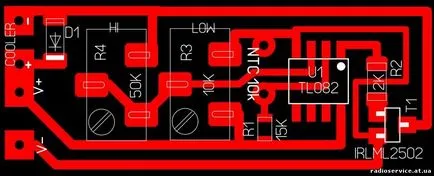 Radio - Funk - control al ventilatorului de calculator de casă
