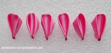 flori simple de panglici de satin pentru incepatori pas cu pas tutorial cu fotografii