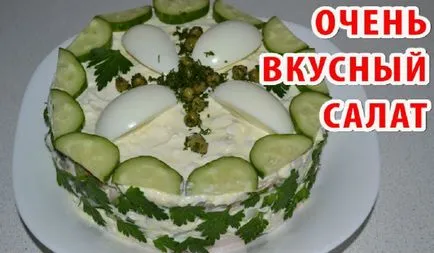salate simple și delicioase cu carne de pui - pas cu pas retete cu fotografii