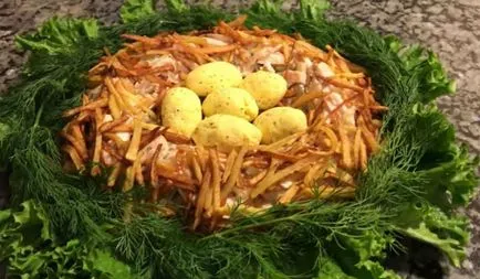salate simple și delicioase cu carne de pui - pas cu pas retete cu fotografii