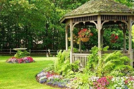 mobilier de grădină simplă cu mâinile lor Cum de a construi și de a face etapele de construire a caselor de vară în țară,