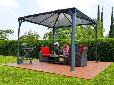 mobilier de grădină simplă cu mâinile lor Cum de a construi și de a face etapele de construire a caselor de vară în țară,