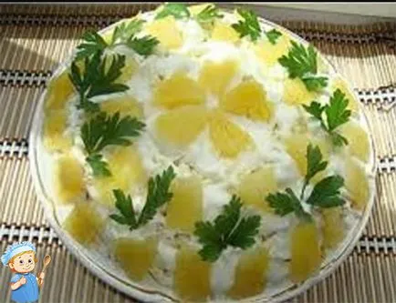 salate simple cu carne de pui