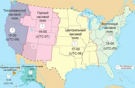 Diferența de timp cu Statele Unite sau în orice format de timp în America (format) Diferența de timp cu Statele Unite sau în orice format de timp în America