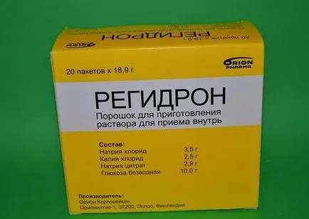 Rehydron - instrucțiuni de utilizare, compoziția, indicațiile, dozele