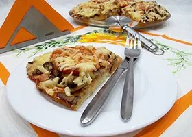 pizza Reteta cu ciuperci si rosii (pizza) pizza Rețetă cu ciuperci și roșii