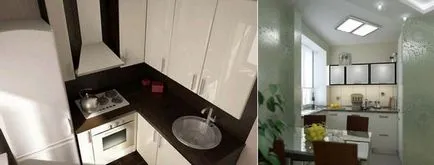 Reparații în bucătărie în fotografie ca Hrușciov să facă propriile mâini lor, bucătărie renovat, variații mici