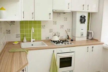 renovare de bucătărie în fotografii Hrușciov, ordinea de reparații, materiale de finisaj