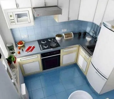 renovare de bucătărie în fotografii Hrușciov, ordinea de reparații, materiale de finisaj