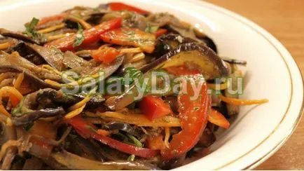 Salata de vinete prăjite - retete delicioase minunat cu fotografii și filme