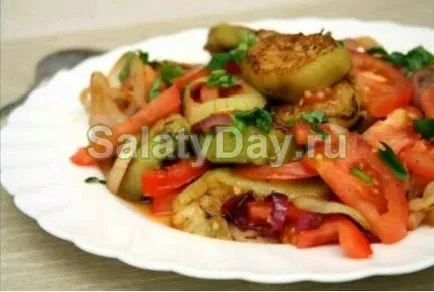 Salata de vinete prăjite - retete delicioase minunat cu fotografii și filme