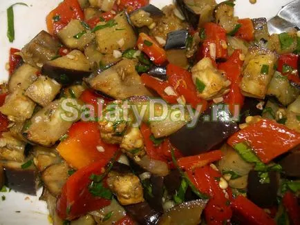 Salata de vinete prăjite - retete delicioase minunat cu fotografii și filme