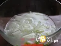 Salata cu carne de pui, ananas si ciuperci - reteta cu pas cu pas fotografii