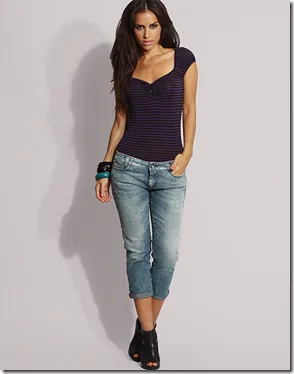 Din ceea ce sa poarte Capris denim, blugi moda în 2017 (denim) Din ceea ce sa poarte Capris denim, blugi moda în 2017