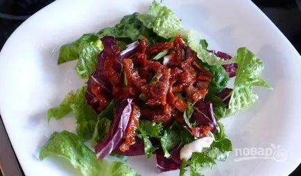 Salata cu rosii uscate la soare - un pas cu pas reteta cu fotografiile de pe (uscat) Salata cu rosii uscate la soare - un pas cu pas reteta cu fotografii de pe