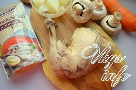 Salata cu carne de pui, ananas și ciuperci rețete cu fotografii