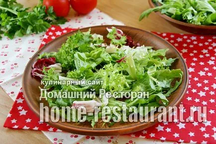 Salata cu rosii uscate reteta cu carne de pui