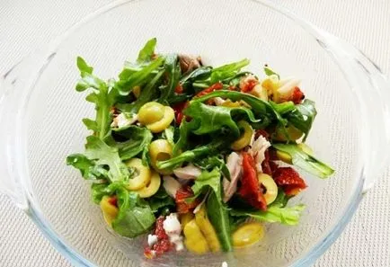 Salata cu rețete de tomate uscate la soare, ls (retete delicioase) Salata cu rețete de tomate uscate la soare, ls