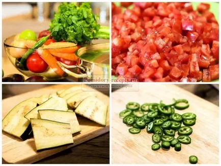 Salata cu vinete și tomate rețete de aur cu fotografii (salata de vinete cu roșii și ardei) Salata cu vinete și roșii rețete de aur cu fotografii