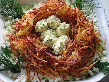 Salata cu carne de pui - retete delicioase cu fotografii și videoclipuri (salata video cu pui) Salata cu carne de pui - retete delicioase cu fotografii și video