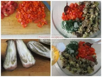 Salata cu vinete și tomate rețete de aur cu fotografii (salata cu vinete și roșii și brânză) Salata cu vinete și roșii rețete de aur cu fotografii
