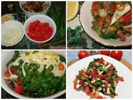 Salata cu vinete și tomate rețete de aur cu fotografii (salata cu vinete și roșii și brânză) Salata cu vinete și roșii rețete de aur cu fotografii