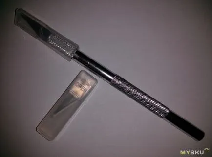 Scalpel cu un set de lame 1 (lamă) Bisturiu cu un set de lame 1
