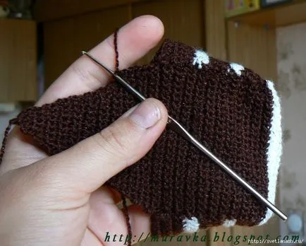 tort de ciocolata cu cârlig de căpșuni tricot (cârlig). Prăjitură cu ciocolată cu căpșuni croșetat tricot