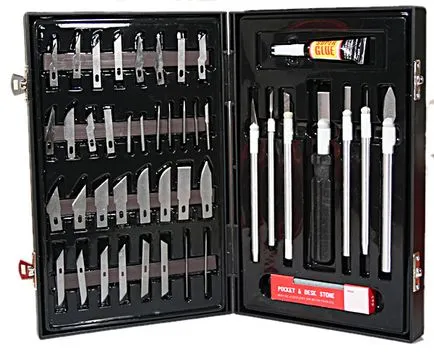Scalpel, ca instrument de modelare în scară - Macheta - calea spre stăpânirea