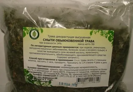 Goutweed (foto 50) arată că o plantă, proprietăți medicinale ale Scots