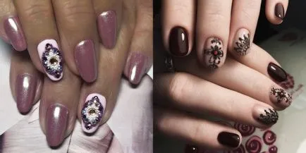 Strasuri pe unghii (50 poze) - opțiuni de design trendy (proiectare) Strasuri pe unghii (50 poze) - opțiuni de design la modă