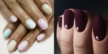 Strasuri pe unghii (50 poze) - opțiuni de design trendy (proiectare) Strasuri pe unghii (50 poze) - opțiuni de design la modă