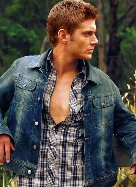 tinuta si coafura Jensen Ackles (Jensen Ackles), în fotografie (stil) tinuta si coafura Jensen Ackles (Jensen Ackles) într-o fotografie