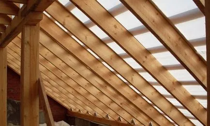 Sistemul sarpanta - un design dispozitiv și componente compozite (căpriori) Sistemul de acoperiș zabrele - un design dispozitiv și componente compozite