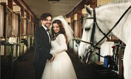 sesiune foto de nunta cu cai - ideea de deținere, exemple și fotografii