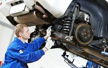Lovirea suspensie - efectua defect de auto-diagnosticare