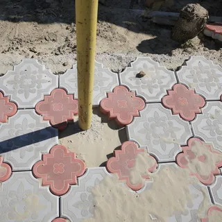 Dispozitive de Tehnologie gresie Tigla podea cu fotografii și video, pardoseli reparații țiglă