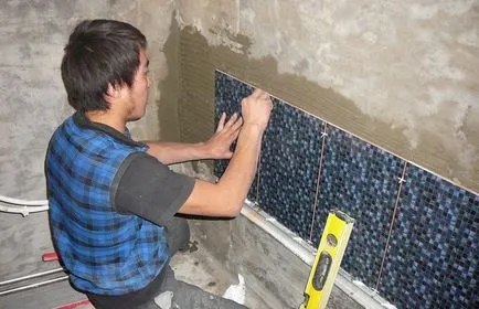 De stabilire gresie pe podea - toate detaliile performanței video de