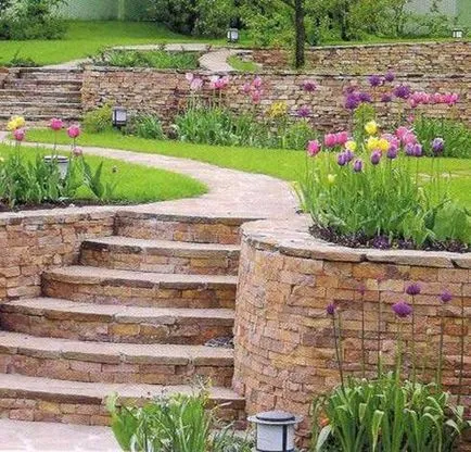 Se trasează cu o pantă ca un plan de design peisagistic cu propriile lor mâini (Foto & Video) (site-ul în pantă) Se trasează cu o pantă ca un plan de design peisagistic cu propriile lor mâini (foto și video)