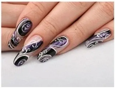 Lecții nail art artistice, unghii frumoase - completează imaginea