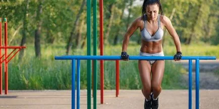 Exerciții la paralele - un set de exerciții pentru umflarea diferitelor grupe de mușchi