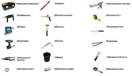 Instalare de ferestre din plastic, instalarea corectă a ferestrelor din plastic, consumabile pentru instalare