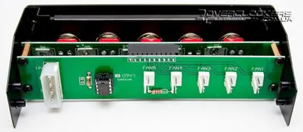 Controlul ventilatorului „- sunt introduse la cinci din lamptron de control al ventilatorului de calculator