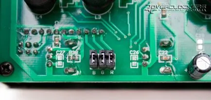 Controlul ventilatorului „- sunt introduse la cinci din lamptron de control al ventilatorului de calculator