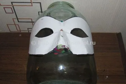 mască venețiană cu mâinile master-class, cum să facă măști de carnaval din hârtie